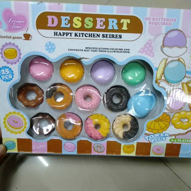 Mainan anak dessert dunkins donat