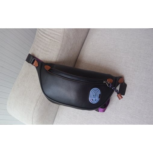 CH69303/no box Coach original men's black sports waist bag coach69309 chest bag. Tas pinggang