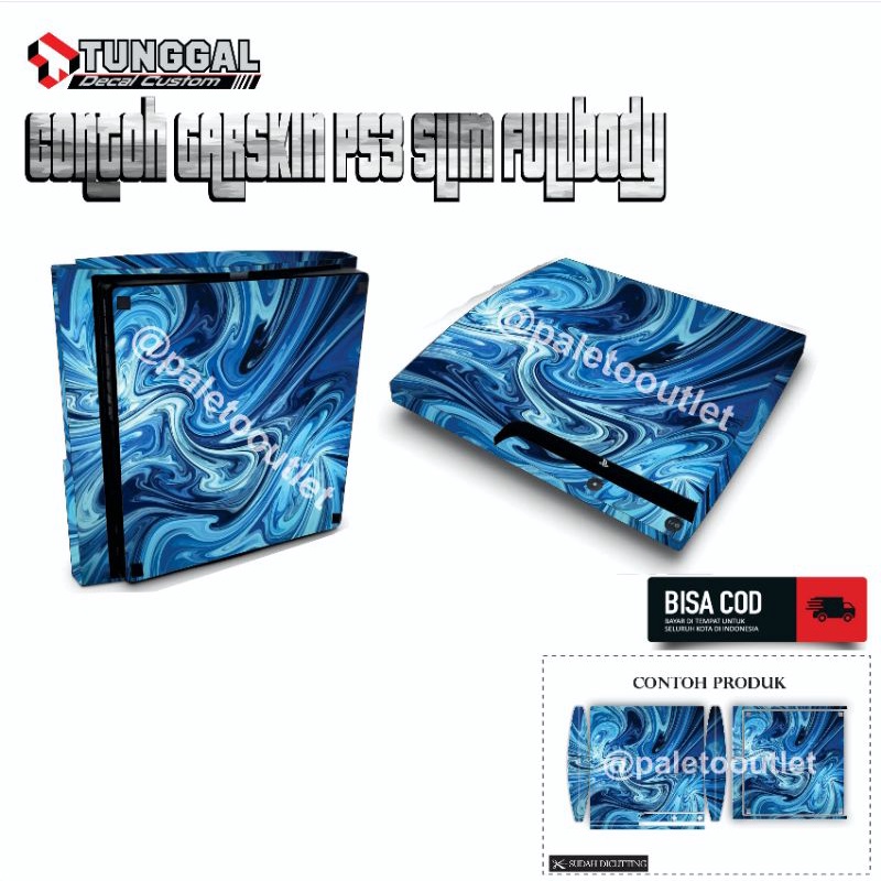 garskin ps3 slim motif spiderman kualitas A+