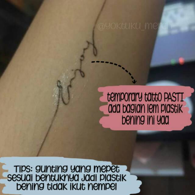 Jungkook Temporary Tattoo