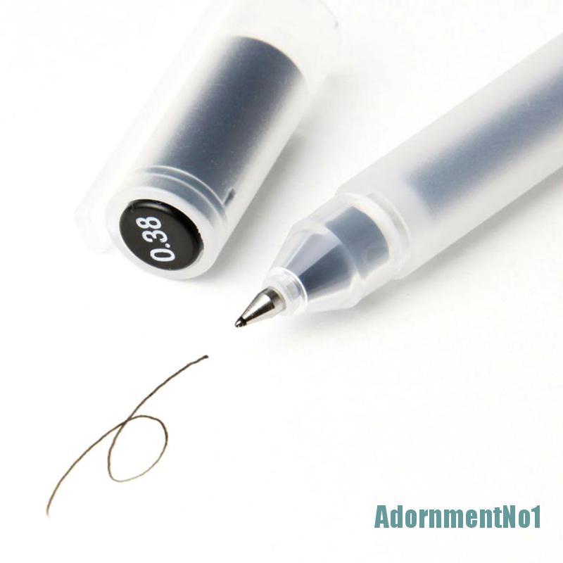 (AdornmentNo1) Muji Moma 5pcs / Set Pulpen Tinta Gel 0.38mm / 0.5mm Tidak Beracun