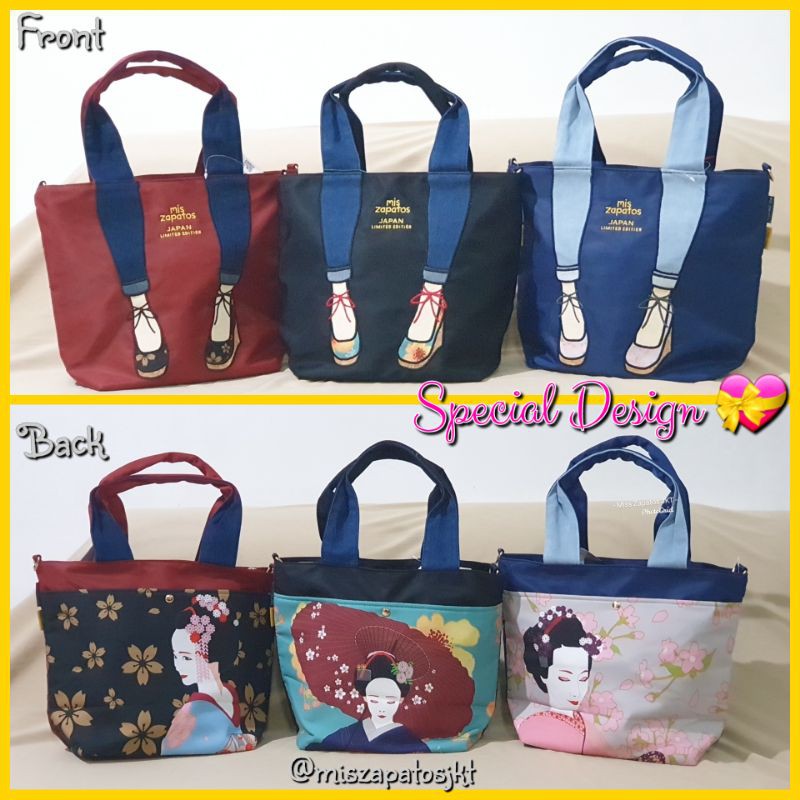 Tas Mis Zapatos IC-044 selempang jinjing sling bag handbag wanita Jepang