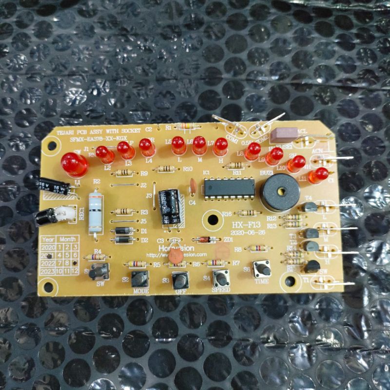 Modul PCB Kipas Angin Miyako Original TJR 101 KAW 1689 RC Dinding dan Berdiri 16&quot;