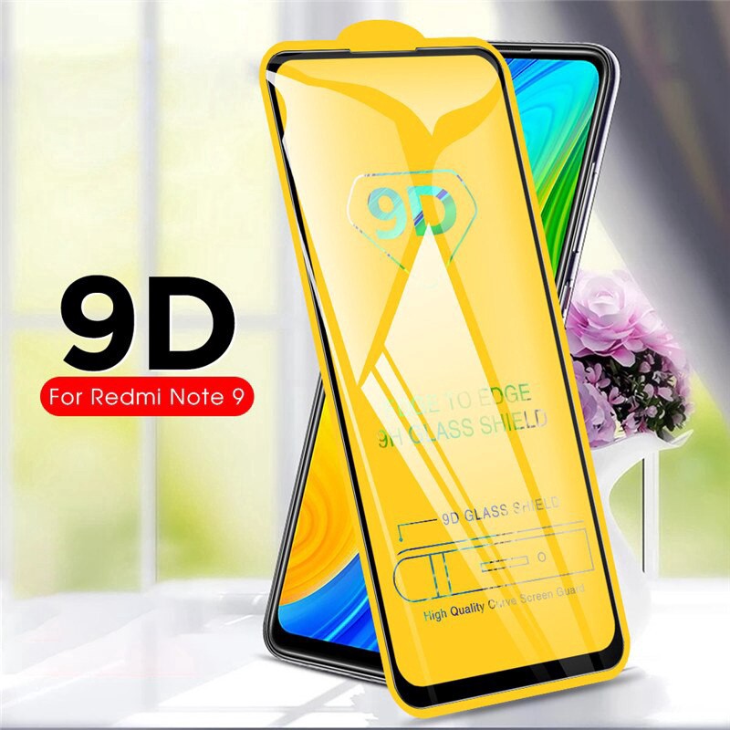 Pelindung Layar Tempered Glass Redmi Note 9 + Pro 2 in 1