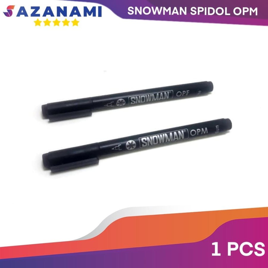 

OPM SPIDOL SNOWMAN OPM MEDIUM HITAM SPIDOL PERMANENT SNOWMAN OPM