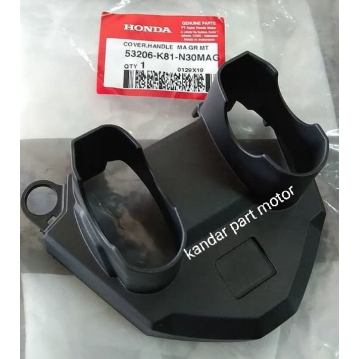 53206-K81-N30MAG Cover Dudukan Stang Beat Street asli original ahm