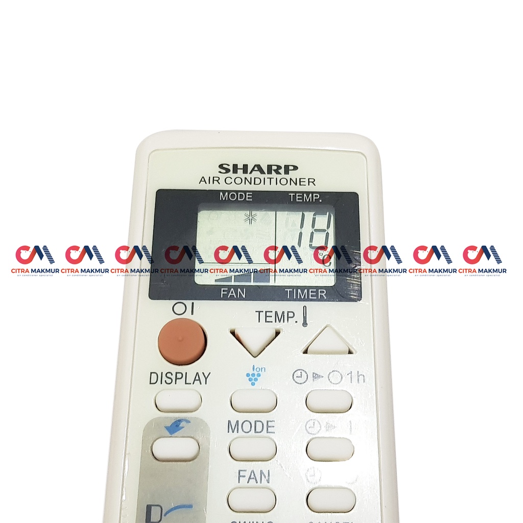 Remote AC Sharp Standard Ion Plasma cluster plasmacluster tipe original remot plus Baterai