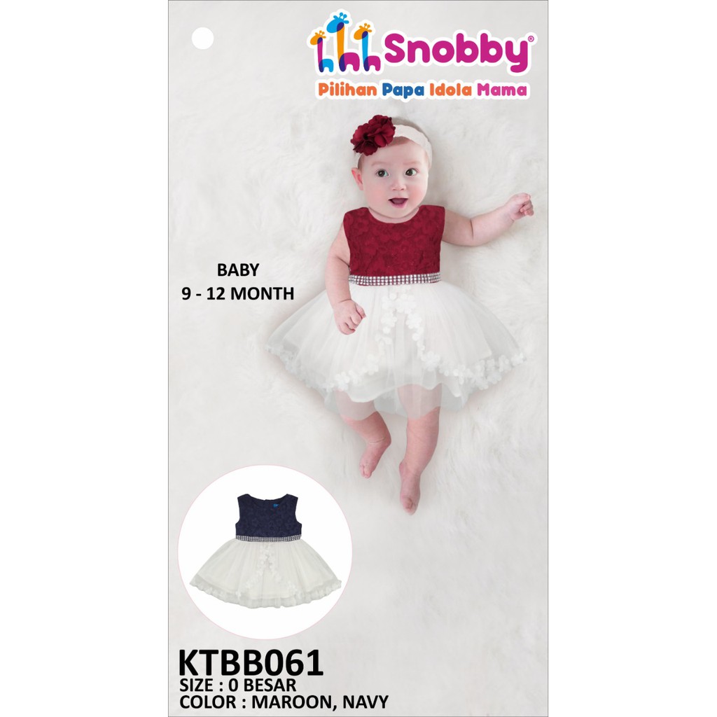 SNOBBY BABY DRESS KTBB061 – DRESS BAYI