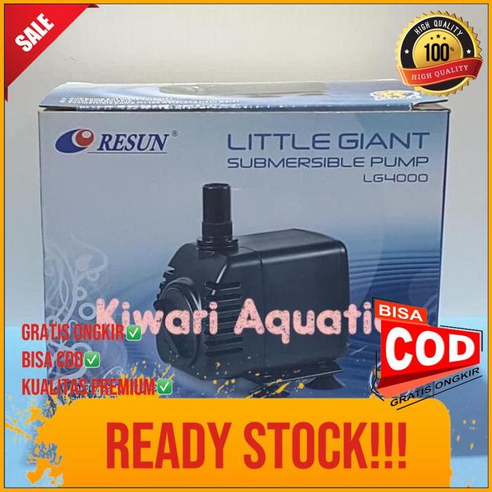 Resun Lg4000 Little Giant Lg 4000 Pompa Celup Aquarium Hidroponik