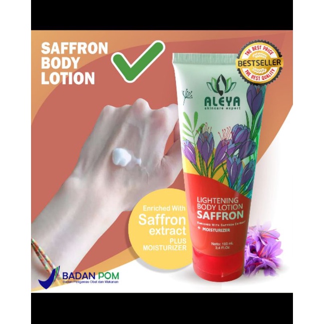 Handbody Pemutih Badan Saffron Bpom Silkening Handbody Whitening Lotion Whitening Kulit Body Lotion