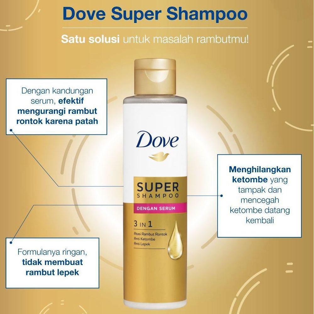 DOVE SHAMPOO 3IN1 3 IN 1 SUPER SERUM 125ML 125 ML