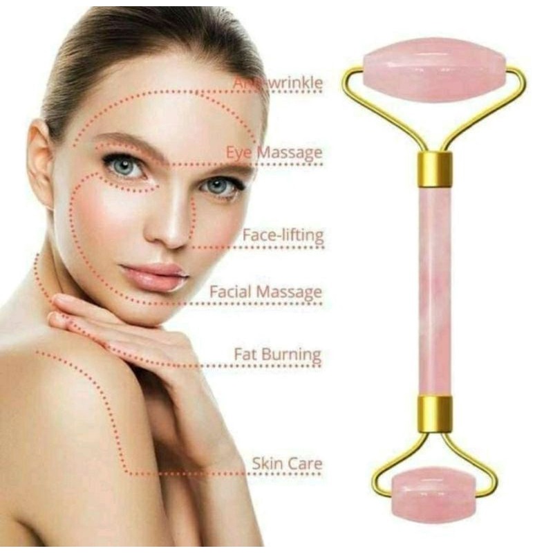 JADE ROLLER PINK PEMIJAT PENIRUS WAJAH