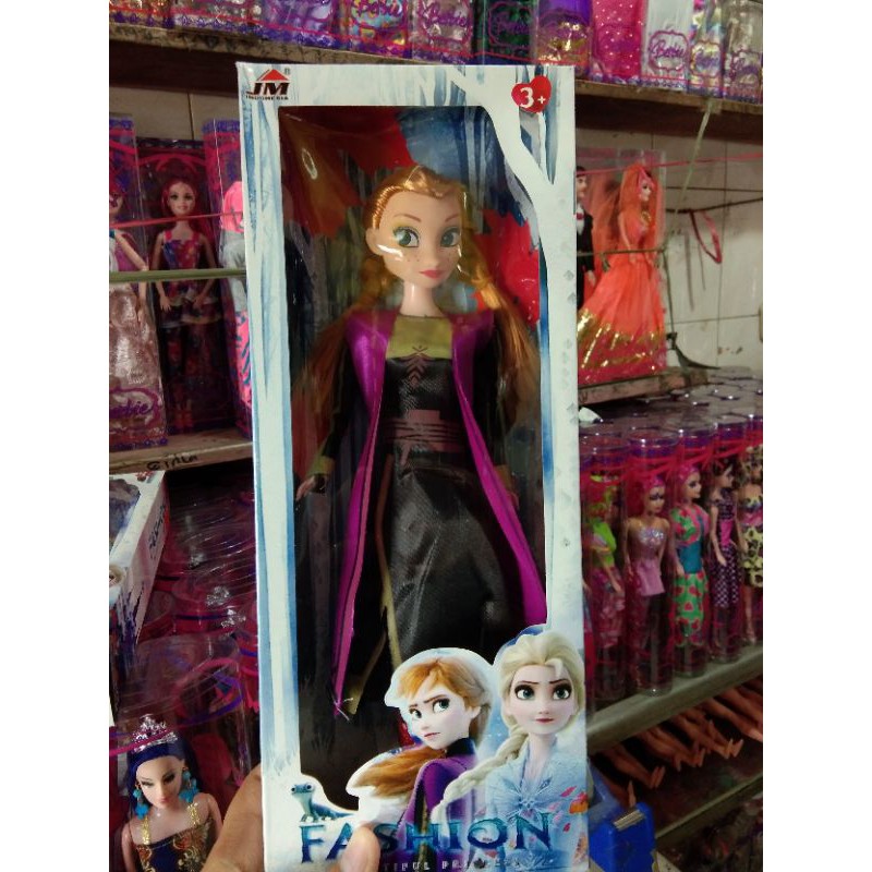 mainan bonek barbie frozen ana atau elsa