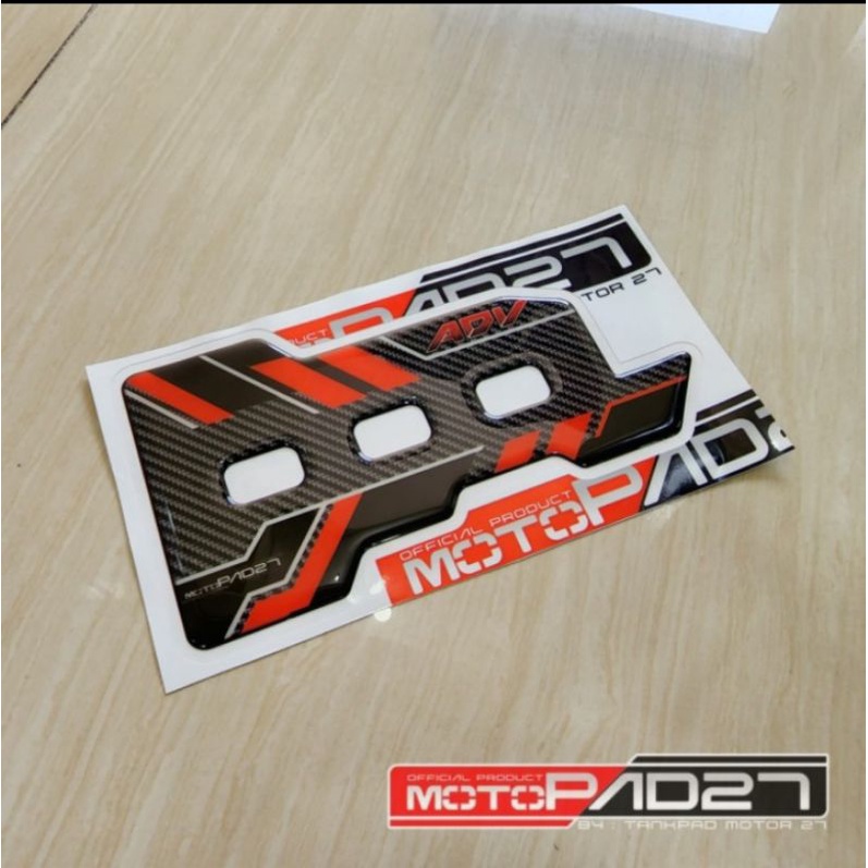 stiker sticker resin timbul cover knalpot honda adv 160