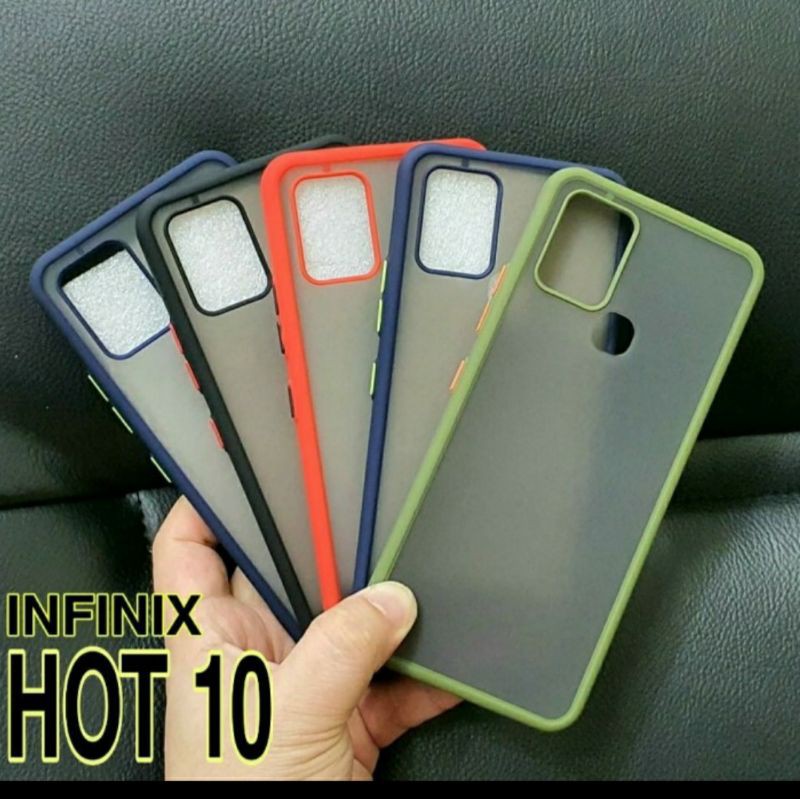Infinix Hot 8, Hot 9, Hot 10, Note 7 Lite, S5 Soft Hard Case Cover Matte DOVE Fuze List Warna Slim