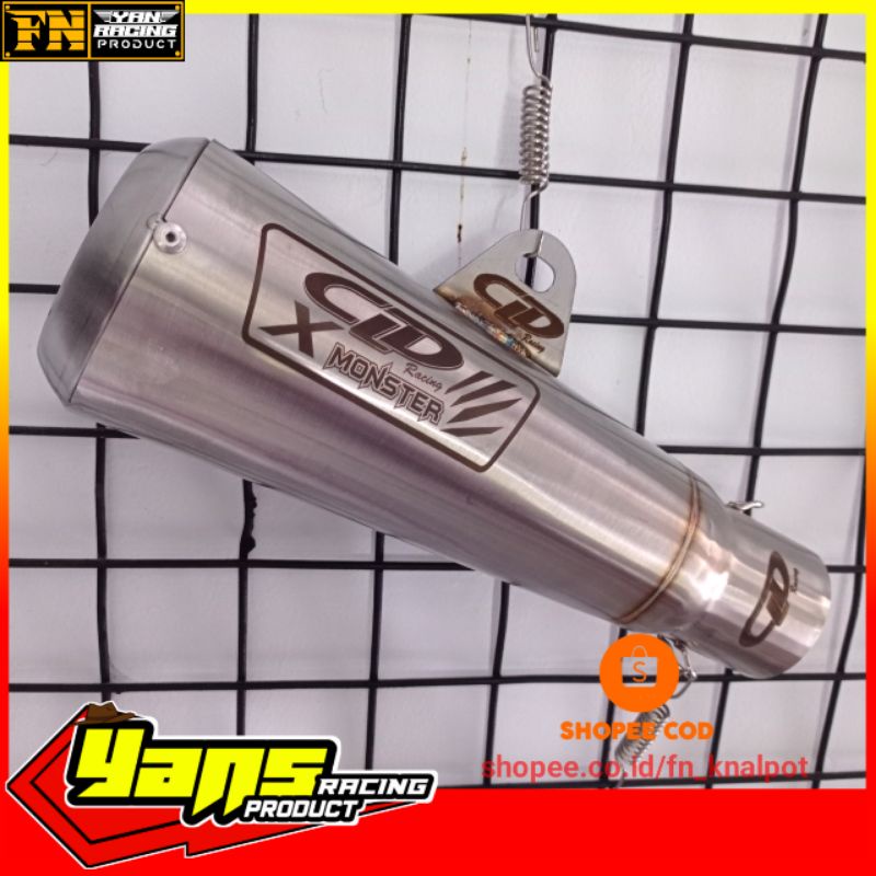 KNALPOT CLD MONSTER INLET 50MM / SLINCER CLD MONSTER / KNALPOT CLD / SLINCER CLD TIPE MONSTER