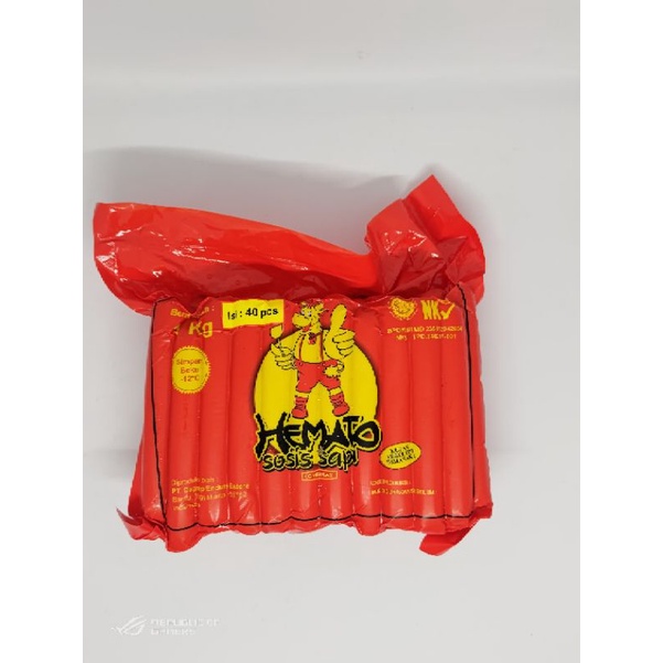 

Hemato Sosis Sapi isi 40 pcs 1kg