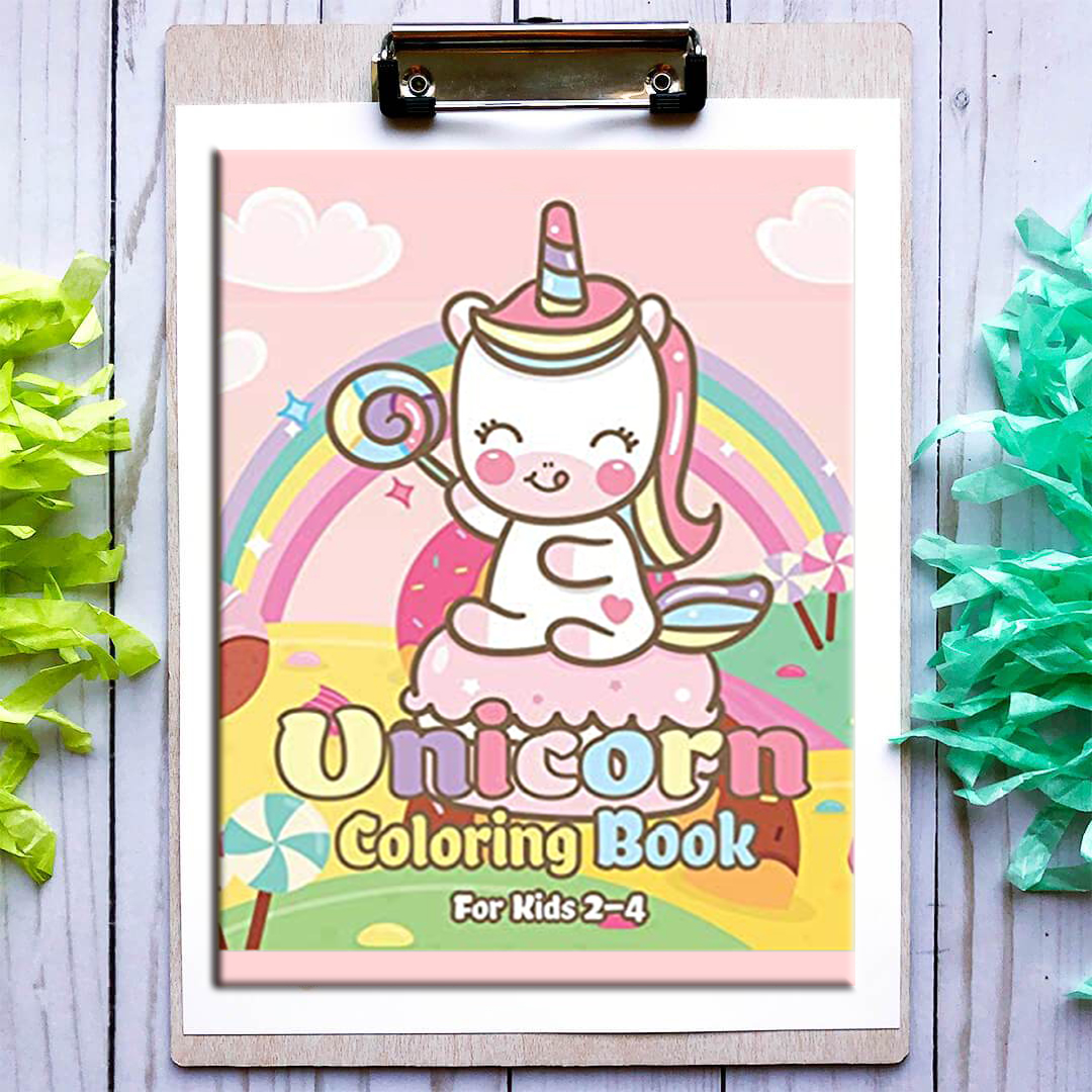 Buku Mewarnai Unicorn Untuk Bayi Anak Shopee Indonesia