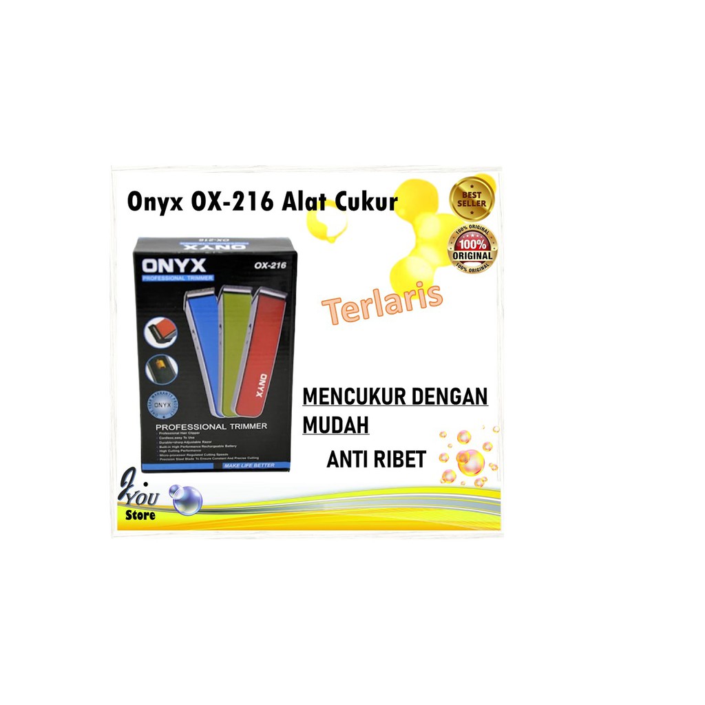 Pisau cukur elektrik  Onyx OX-216 Alat Cukur gunting rambut