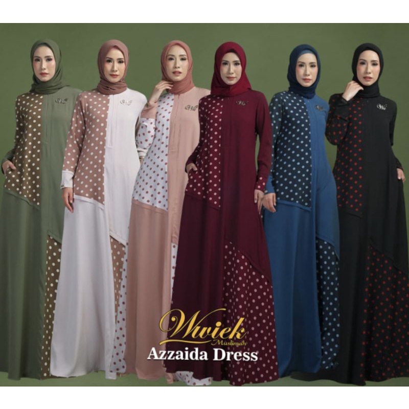 AZZAIDA DRESS By wwiek muslimah READY..
