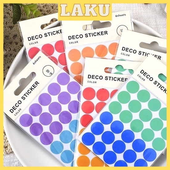

LAKU [6Pcs] Deco Sticker / Stiker Dekorasi / Tempelan Dinding / Label