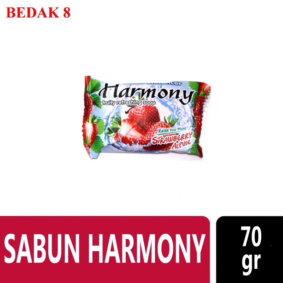 Sabun Harmony Batang 70 gr/ Sabun  Mandi Harmony Aroma Buah