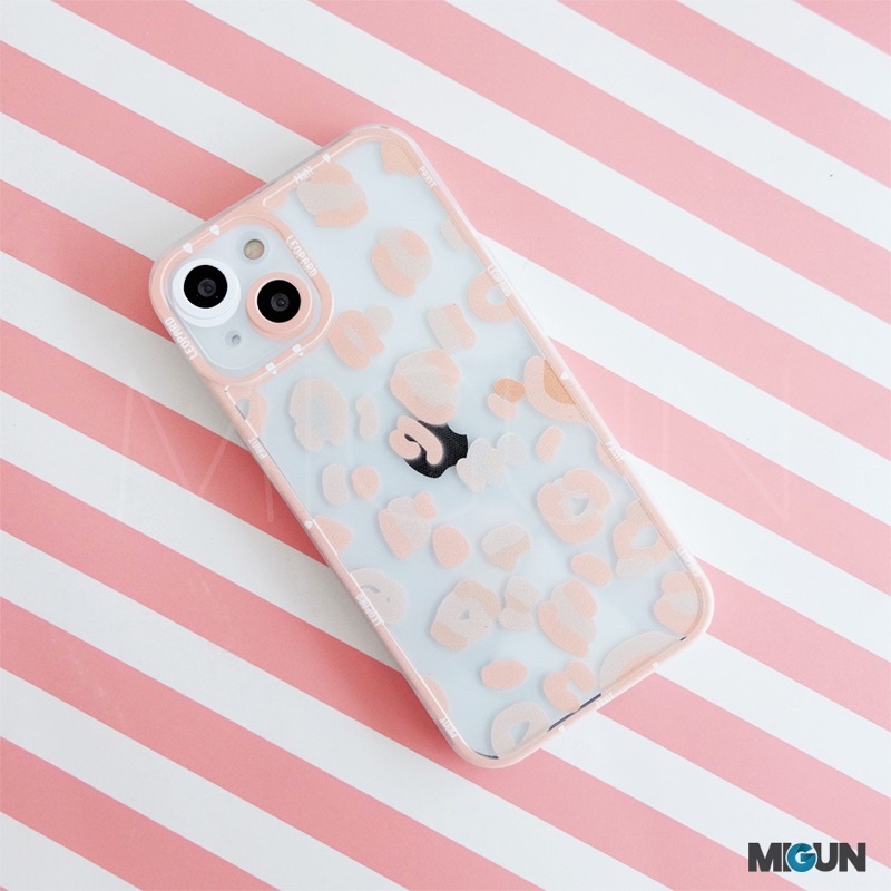 New! Pink Leopard - Softcase full cover for iPhone 11 12 13 PRO PROMAX XSMAX XR X XS 7 8 SE2020 7+ 8+