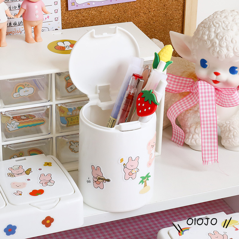 Winzige Sticker Storage Box Stationary Equipment Untuk Penyimpanan Umum Di Kantor Sekolah-ol