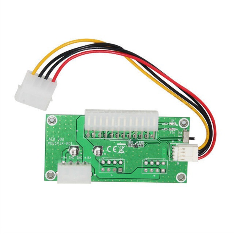 Btsg Atx 24Pin Ke 4Pin Molex Power Adapter Dual Power Supply Board Synchronous Start