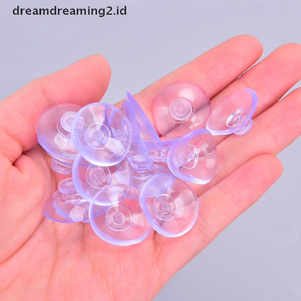 20pcs / Lot Suction Cup Vakum Bentuk Kepala Jamur 20mm Untuk Kamar Mandi