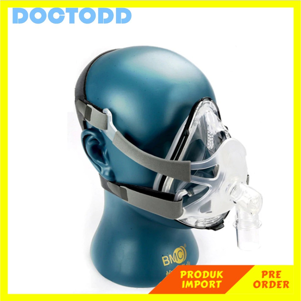 PREORDER BMC F1A Full Face Mask CPAP APAP BiPAP Full Face Mask COPD Snoring Sleep Therapy Free
