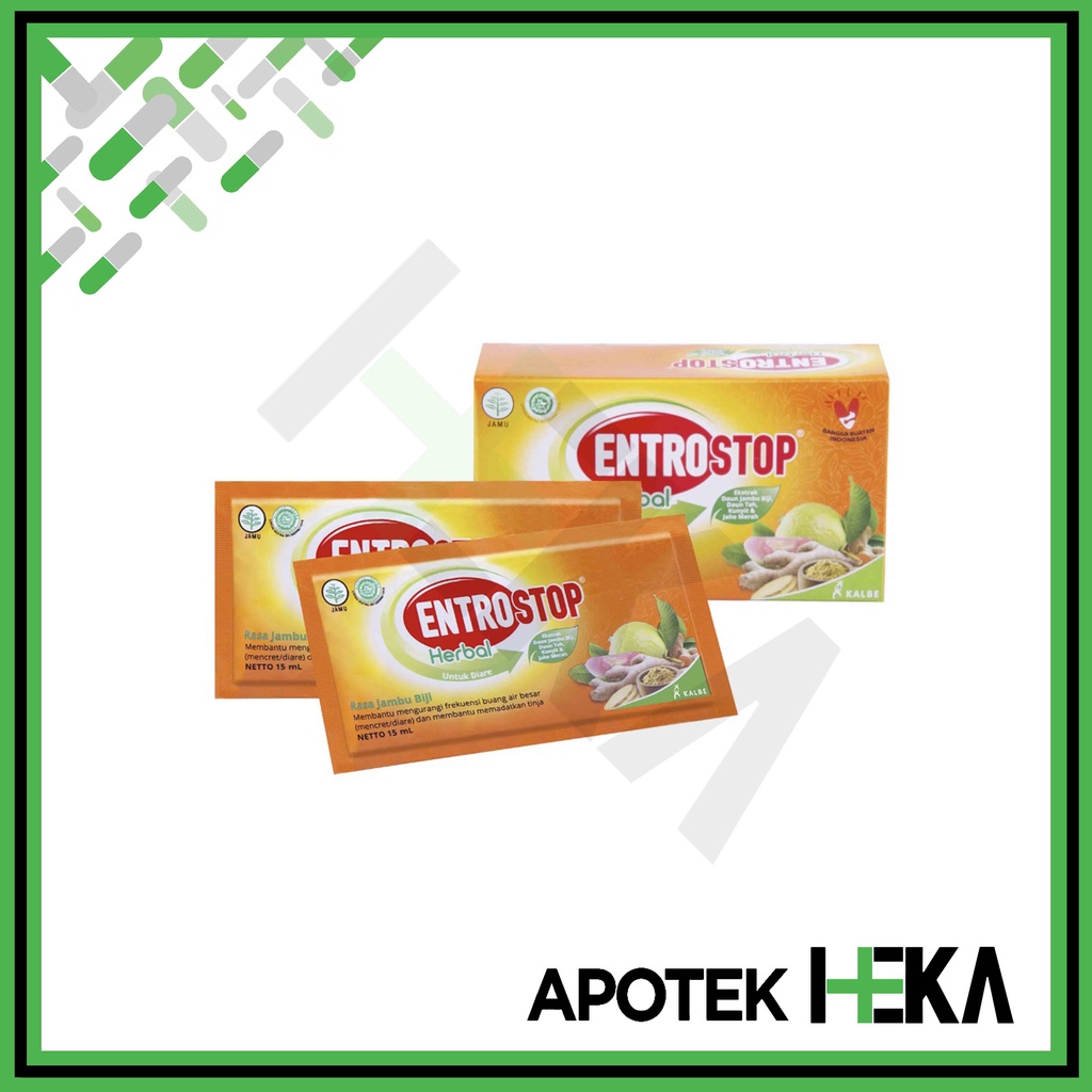 Entrostop Herbal Dewasa Box isi 6 Sachet - Obat Alami Diare Mencret (SEMARANG)