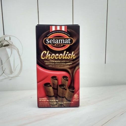 Selamat Wafer Coklat/Double Chocolate 198 g