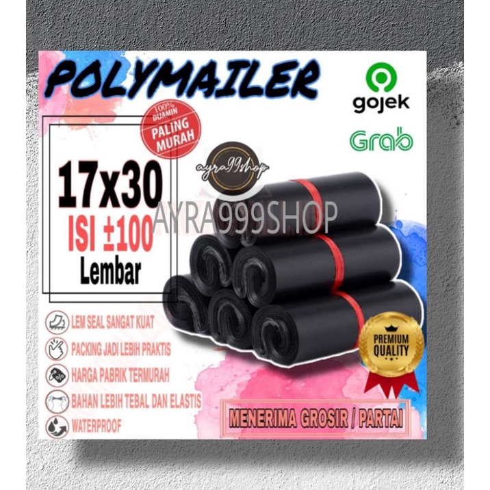 Plastik  Packing Polymailer 17X30 CM / Amplop plastik Packing Grosir Termurah / Plastik Olshop