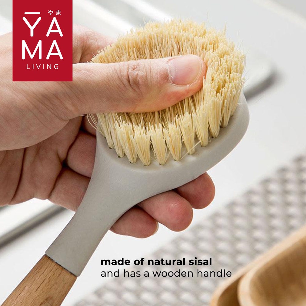 YAMA MIGA Kitchen Wood Brush Sikat Pembersih Dapur Cuci Piring Panci Wajan Sink