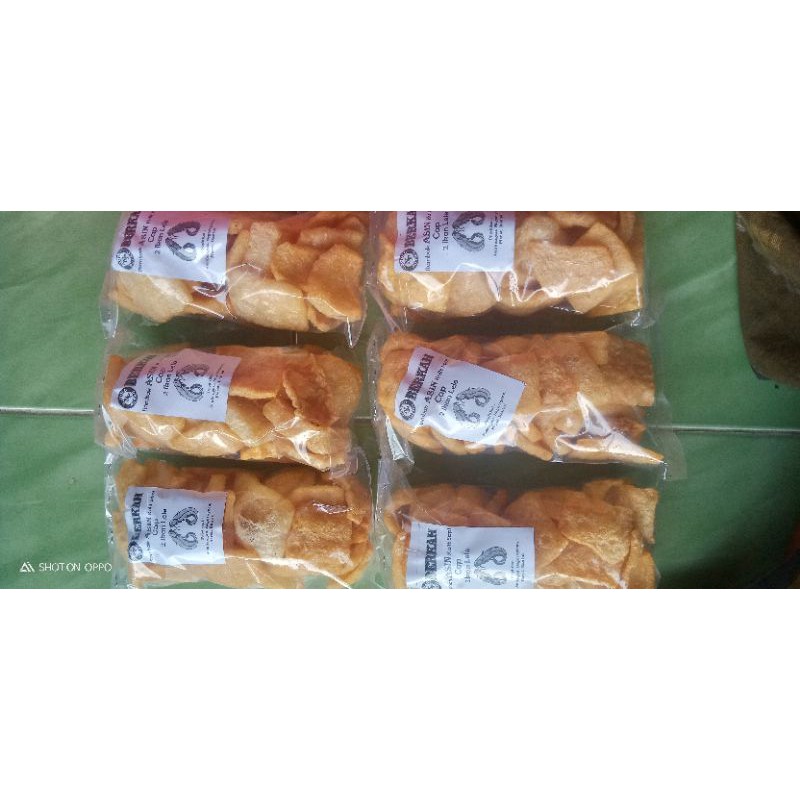 

rambak kulit sapi asli krecek asin lezat