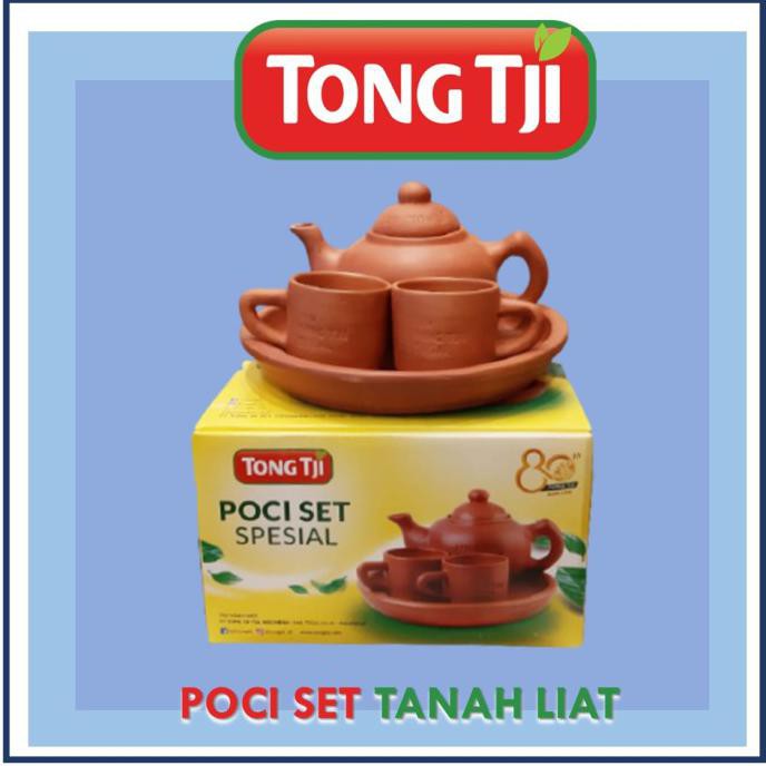Poci Set TONG TJI Special Poci Set Tanah Liat