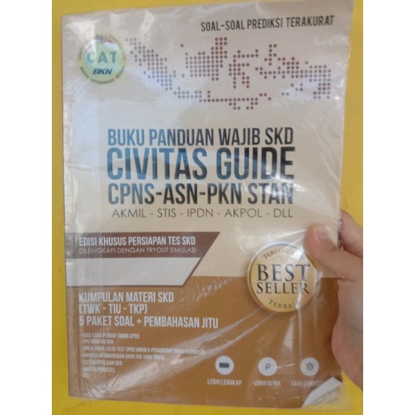 [SECOND/BARANG BEKAS PAKAI] BUKU CIVITAS GUIDE EDISI KE 5 CPNS BEST SELLER CAT BKN