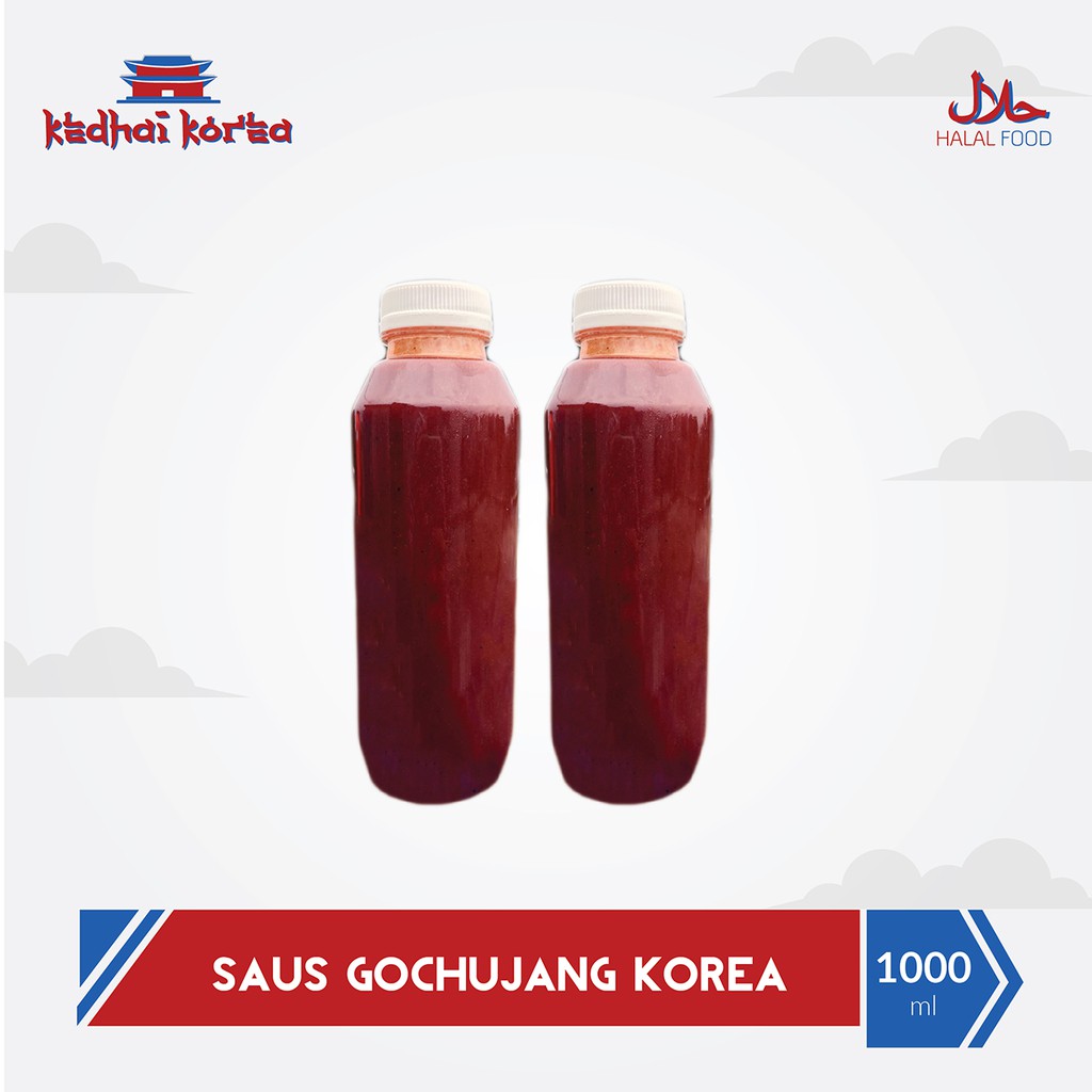 Gochujang Saus Gouchujang Sauce 1000ml Topokki Toppoki Tteokbokki Instan Halal Kedhai Korea