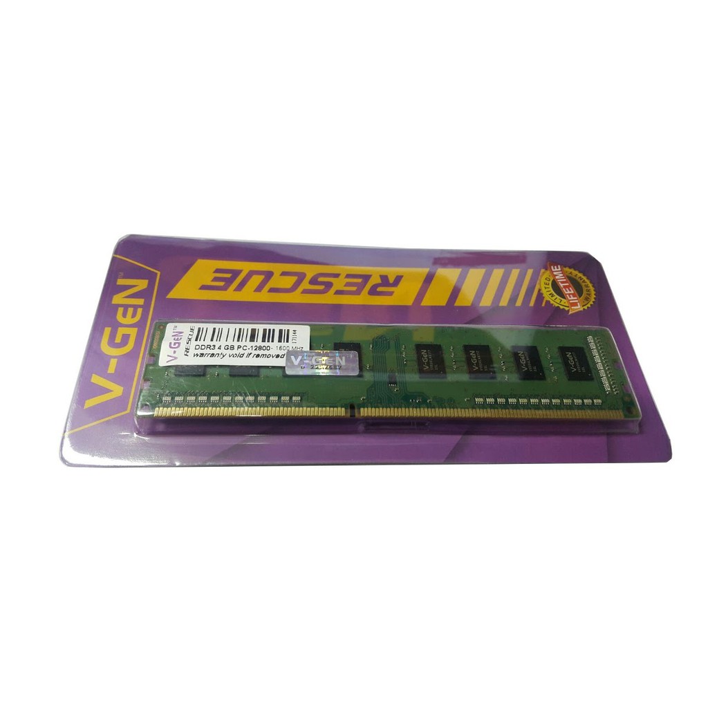 Memoryram V-GeN Rescue DDR3 4GB PC12800