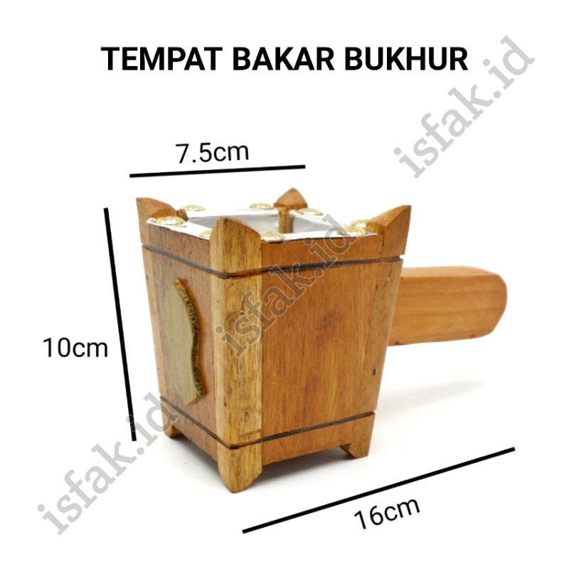 Paket Komplit Bukhur Pengantin Lengkap Tempat Buhur Kayu Arang Magic Dupa Pewangi Ruangan Incense Burner