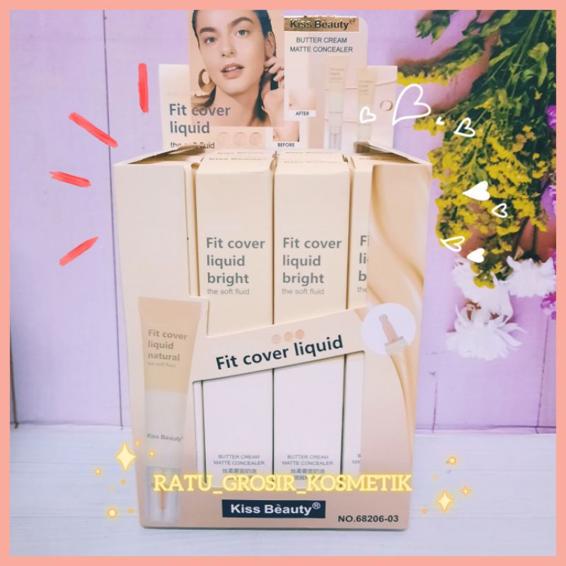 PROMO!!BUTTER CREAM MATTE CONCEALER KISS BEAUTY NO.68206