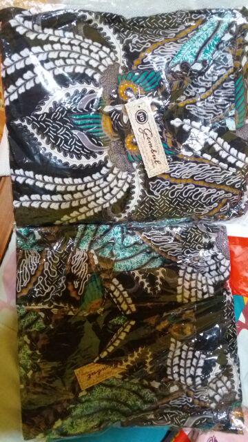 Family Set Batik Couple Delima Gamis Sogan Batika Cendrawasih  #19 Couple Asmiranda