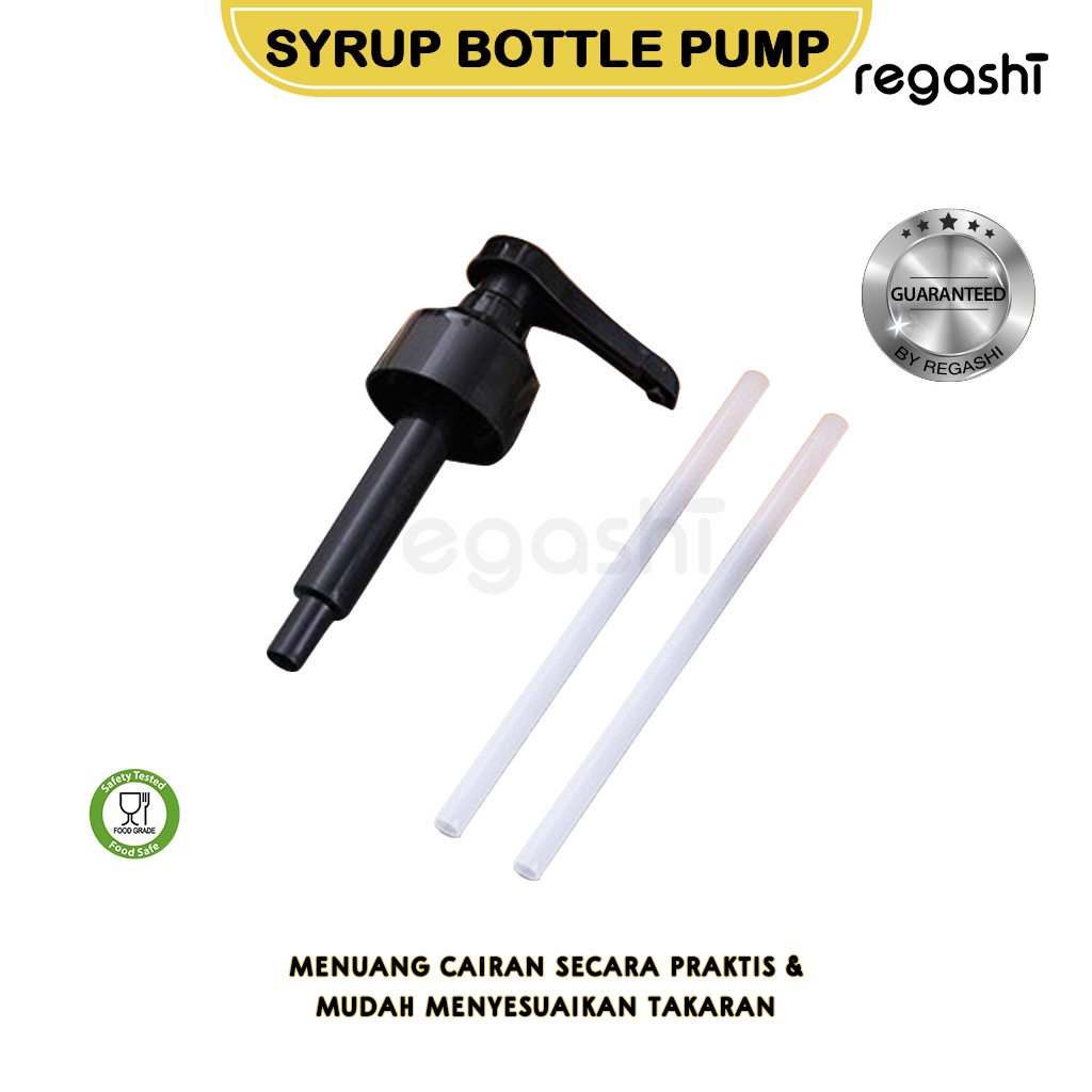 Regashi Pompa Botol Sirup | Pump Syrup | Pompa Botol | Pompa Sirup | Sirup Monin