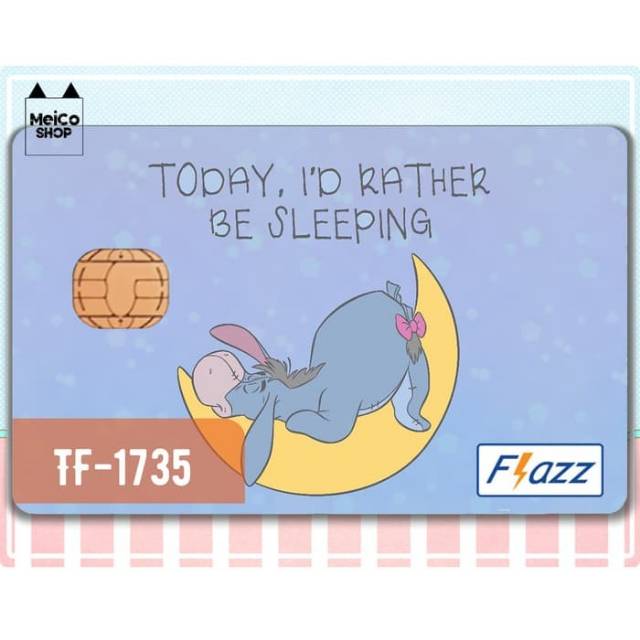 

[TF-1735] Sticker BCA Flazz Meico - Eeyore