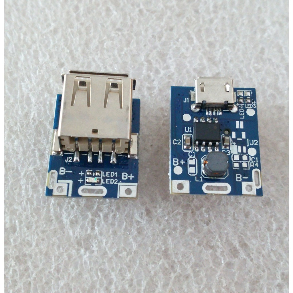 Modul step up to DC USB 5v plus charger DIY - Modul Powerbank 1 Slot