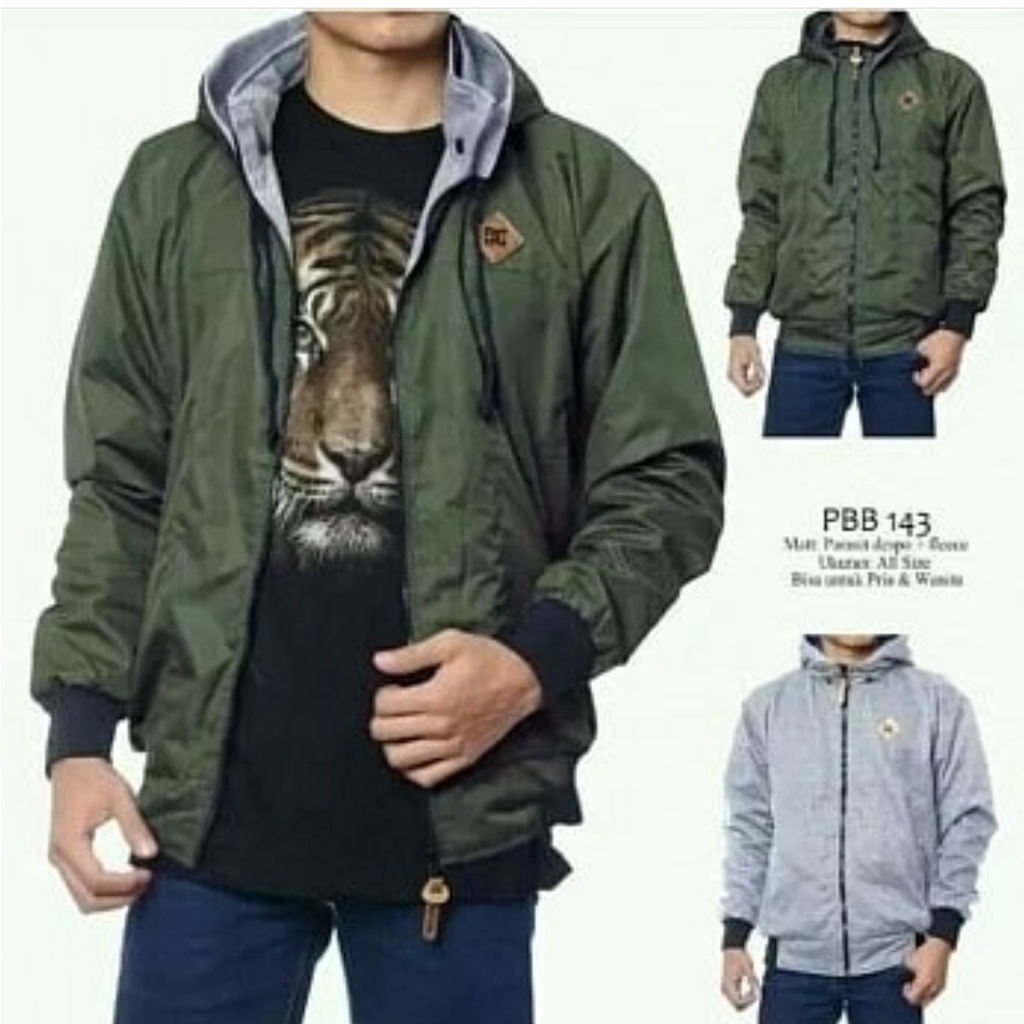 DC Jaket BB Bolak Balik Pria