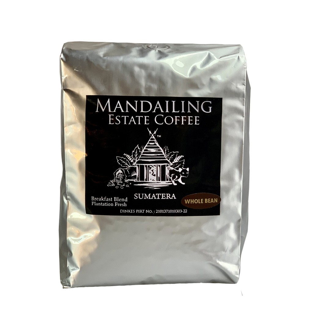 

Mandailing Estate Coffee Breakfast 1kg - Whole Bean