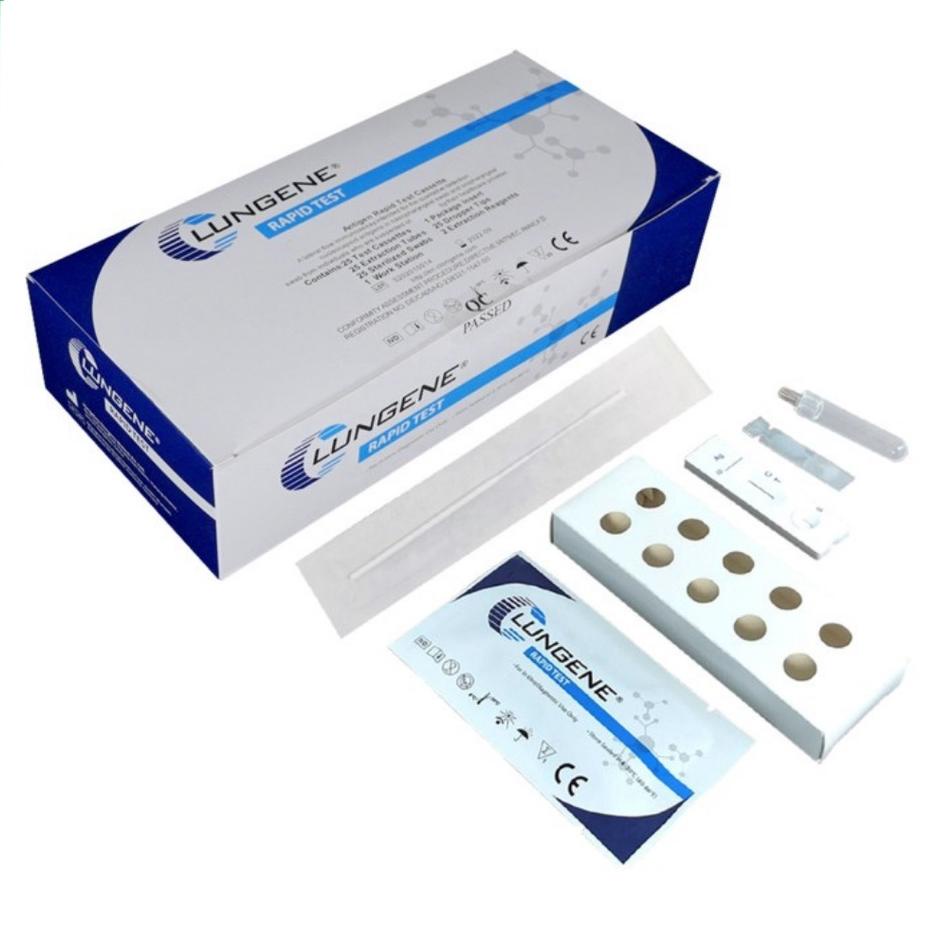 Update! Alat rapid antigen swab covid 19 test Metode colok hidung 1pcs set 100% Original CLUNGEN .,