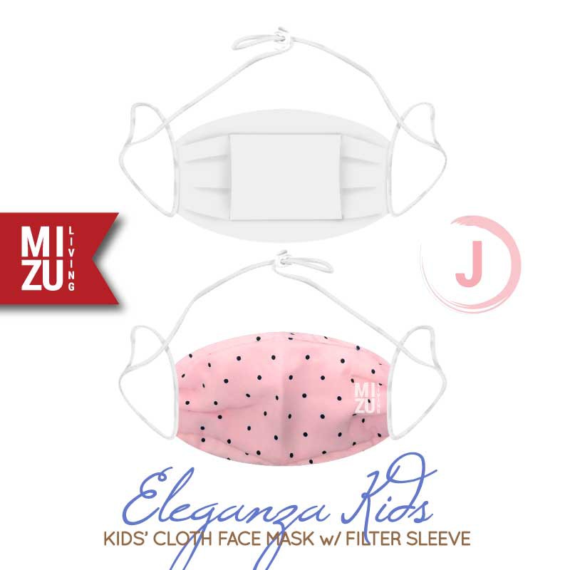 [SALE] MIZU ELEGANZA KIDS Cloth Face Mask Masker Anak Kain Corak 3 Ply Sarung Filter NON-MEDIS-J